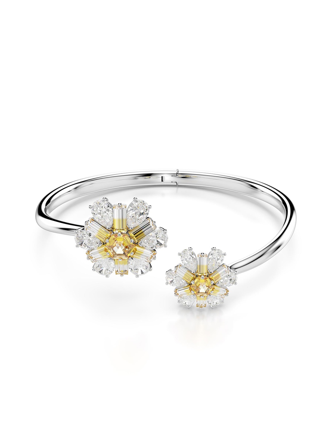 

SWAROVSKI IDYLLIA E:BANGLE YEL/RHS M, Silver