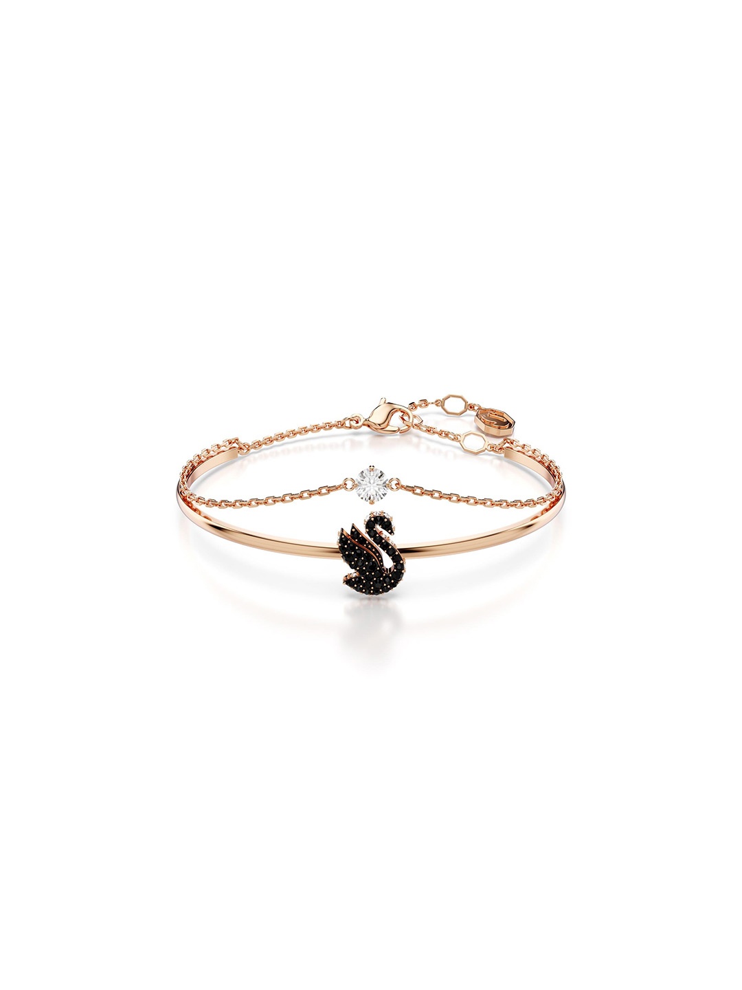 

SWAROVSKI Rose Gold-Plated Crystals Studded Charm Bracelet