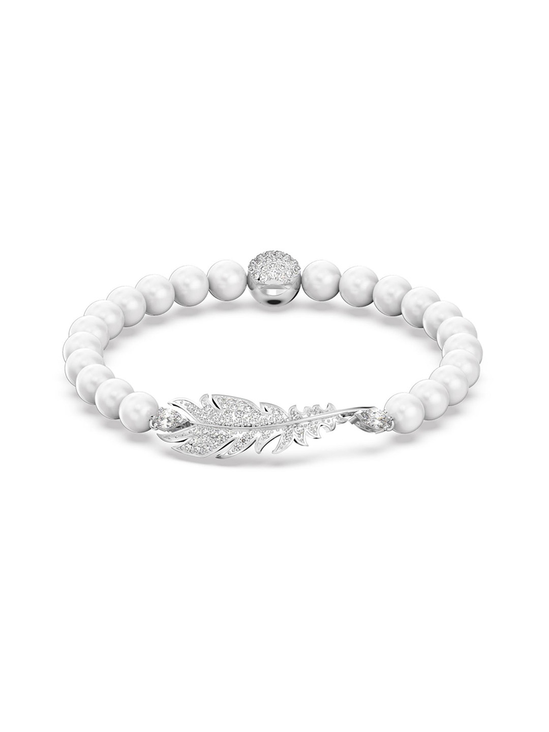 

SWAROVSKI NICE:BRACELET PEARL CRY/CZWH/RHS M, White