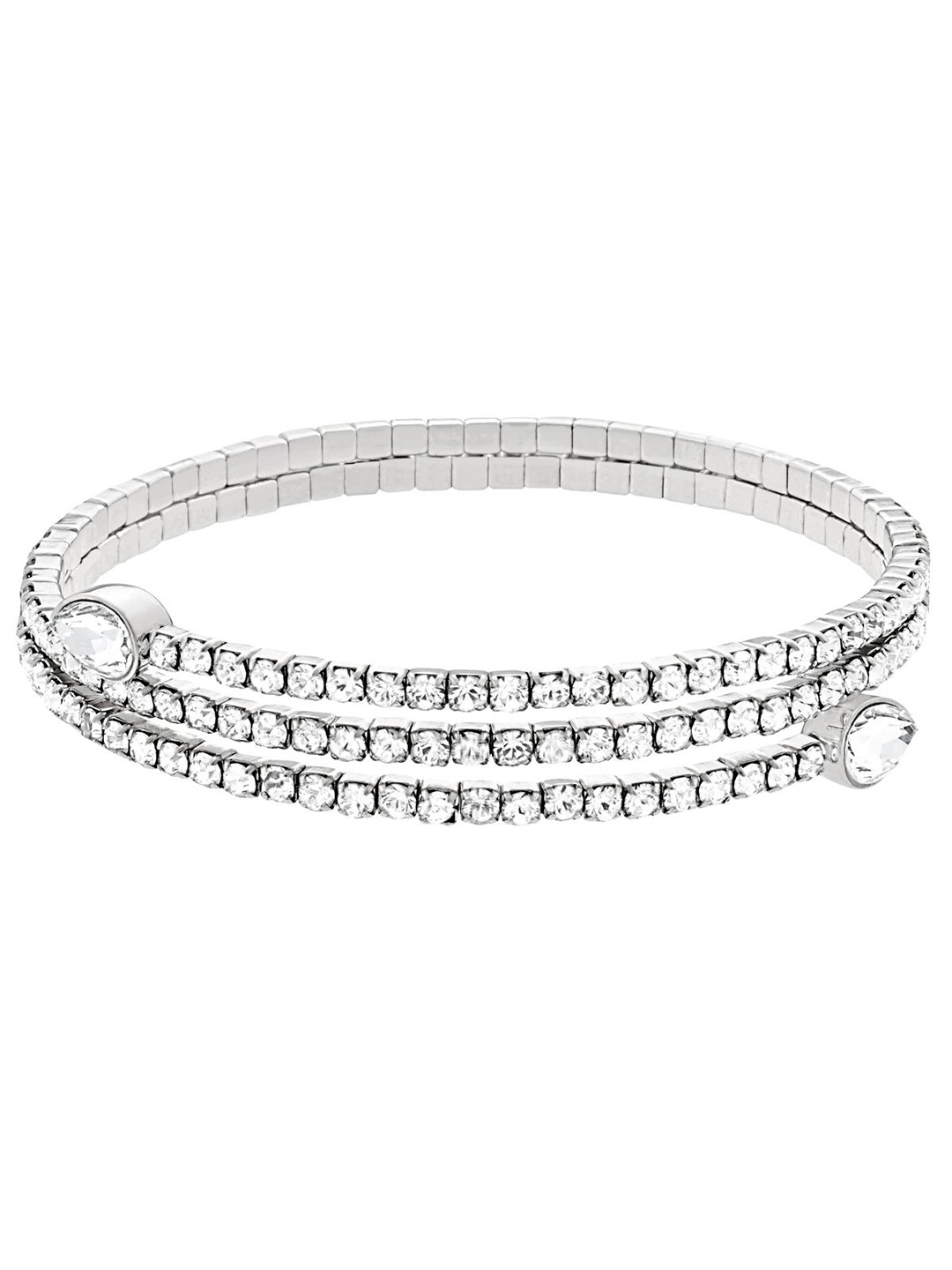 

SWAROVSKI TWISTY:CUFF DROP CRY/MIX OU M, Silver