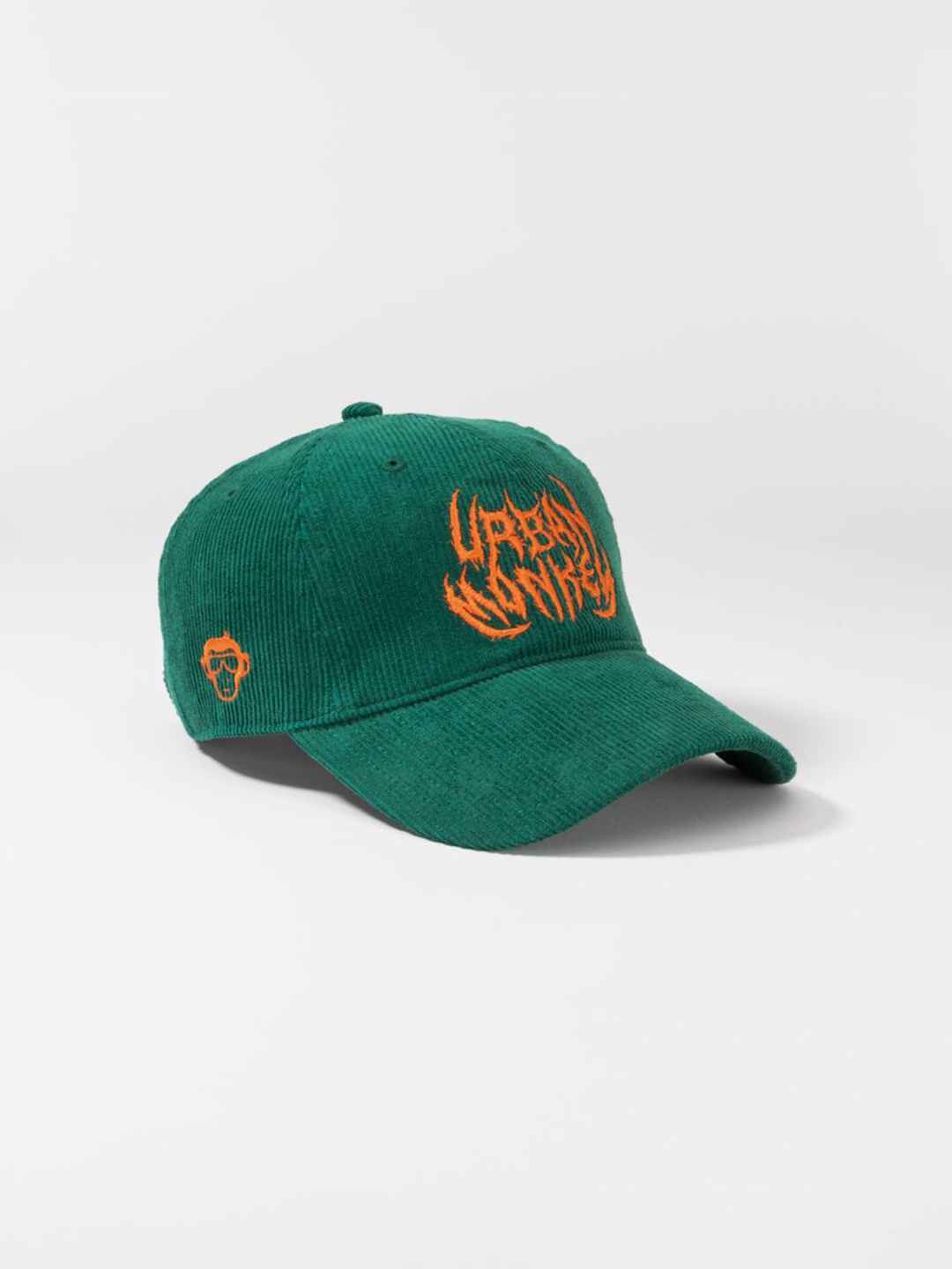 

Urban Monkey Unisex Embroidered Cotton Baseball Cap, Green