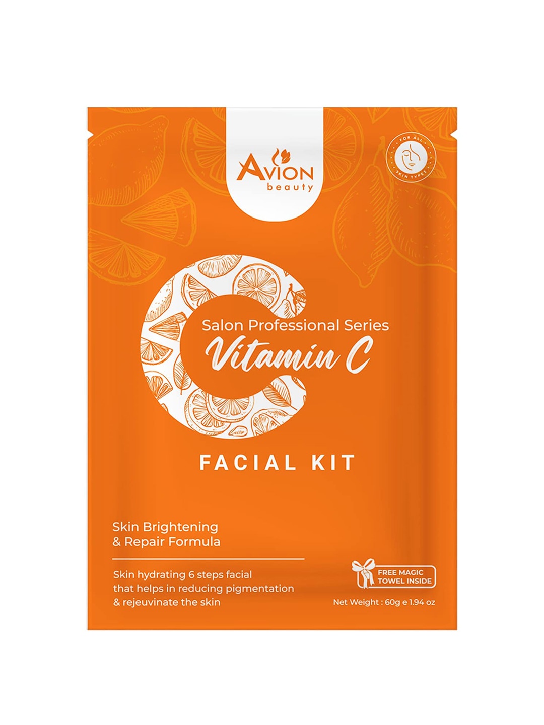 

AVION Vitamin C Facial Kit - 60g, Orange