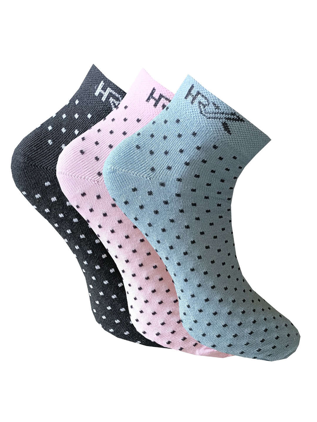 

HRX by Hrithik Roshan Women Pack of 3 Socks, Pink