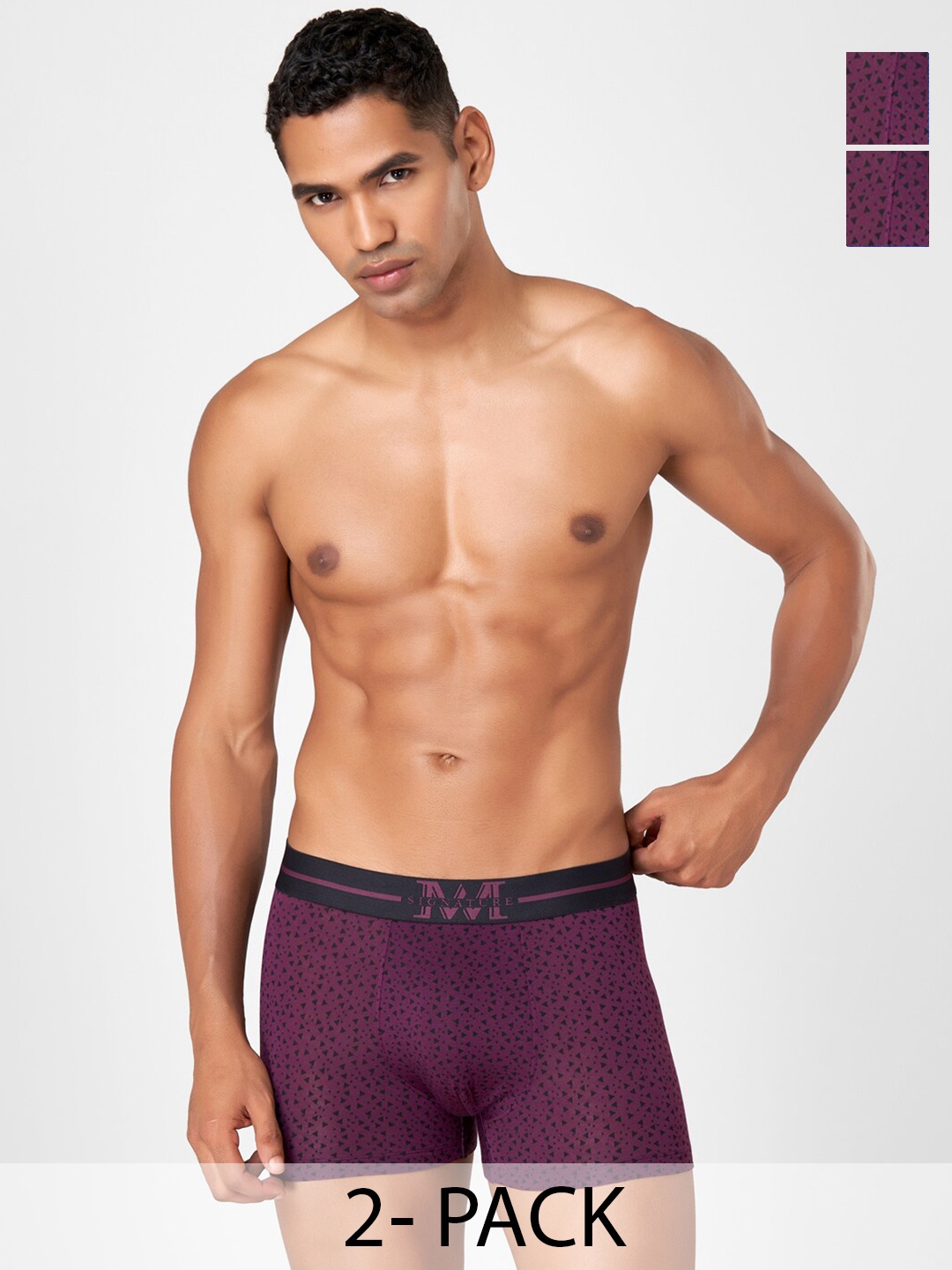 

Macroman M-Series Mid Rise Trunks 8903978416755, Purple