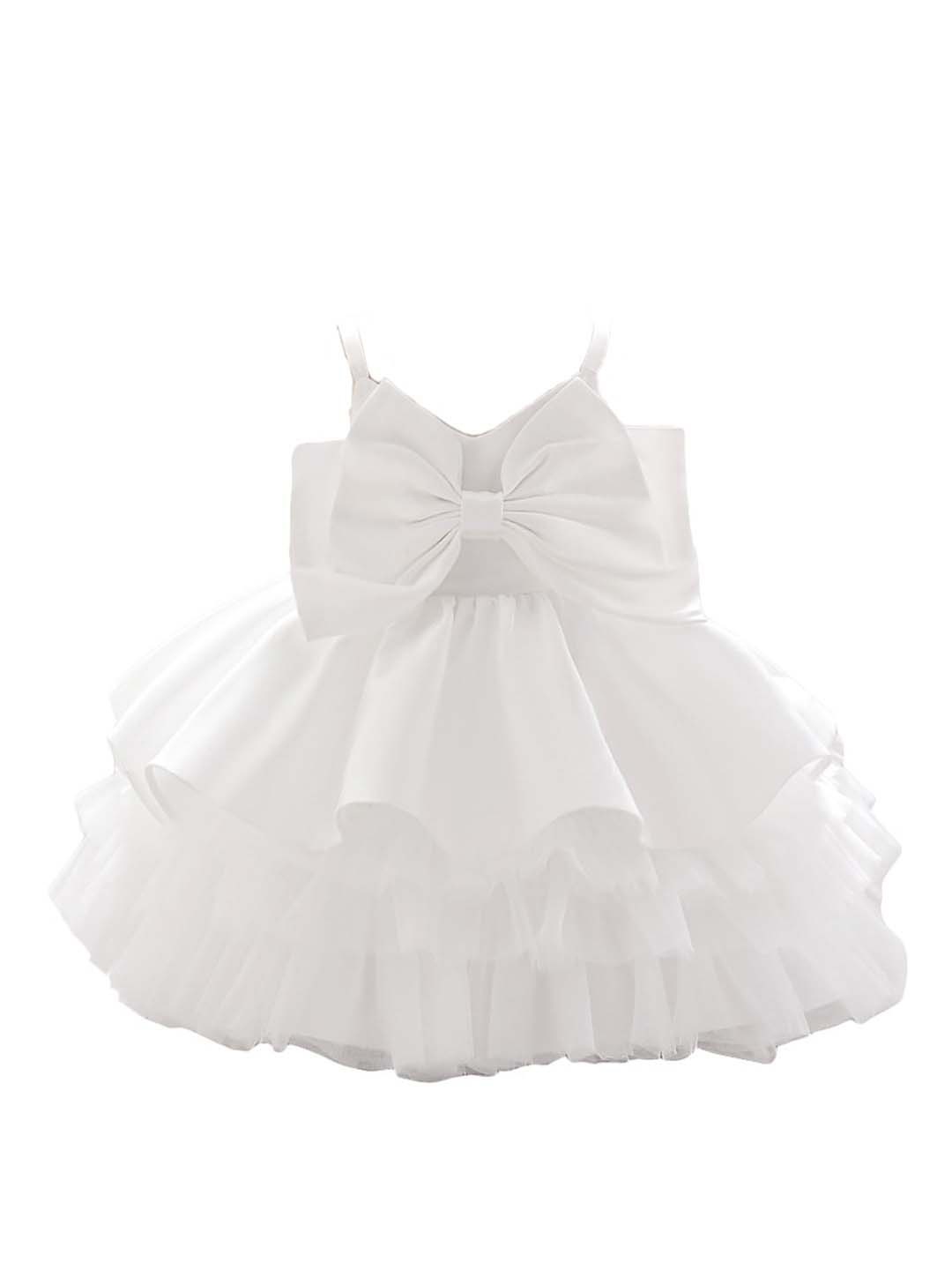 

StyleCast Girls White Bow Detailed Balloon Dress