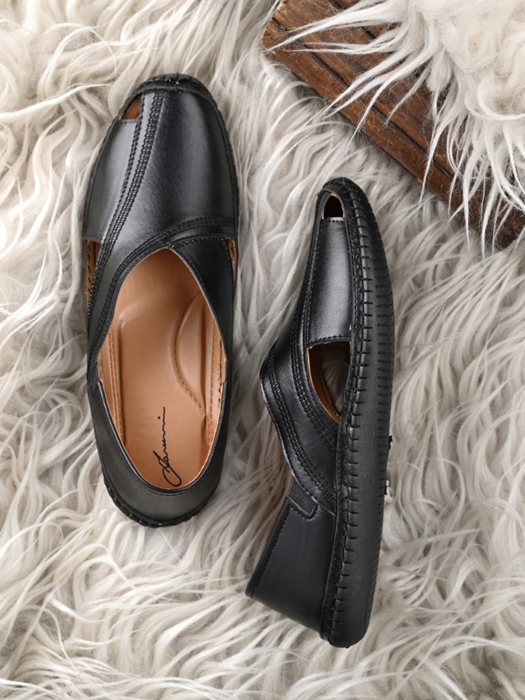 

KARADDI Men Shoe-Style Sandals, Black