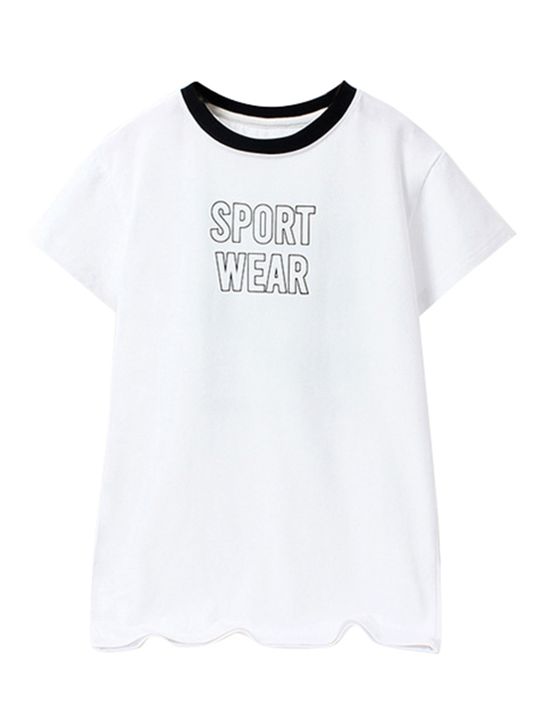 

StyleCast Girls White Typography Printed T-shirt Mini Dress