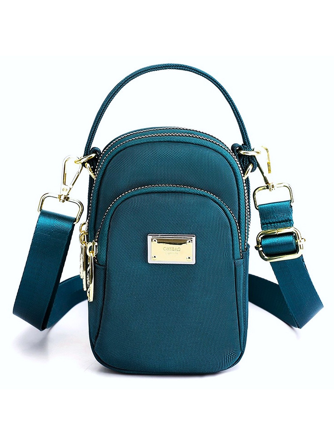 

Diva Dale Structured Sling Bag, Green