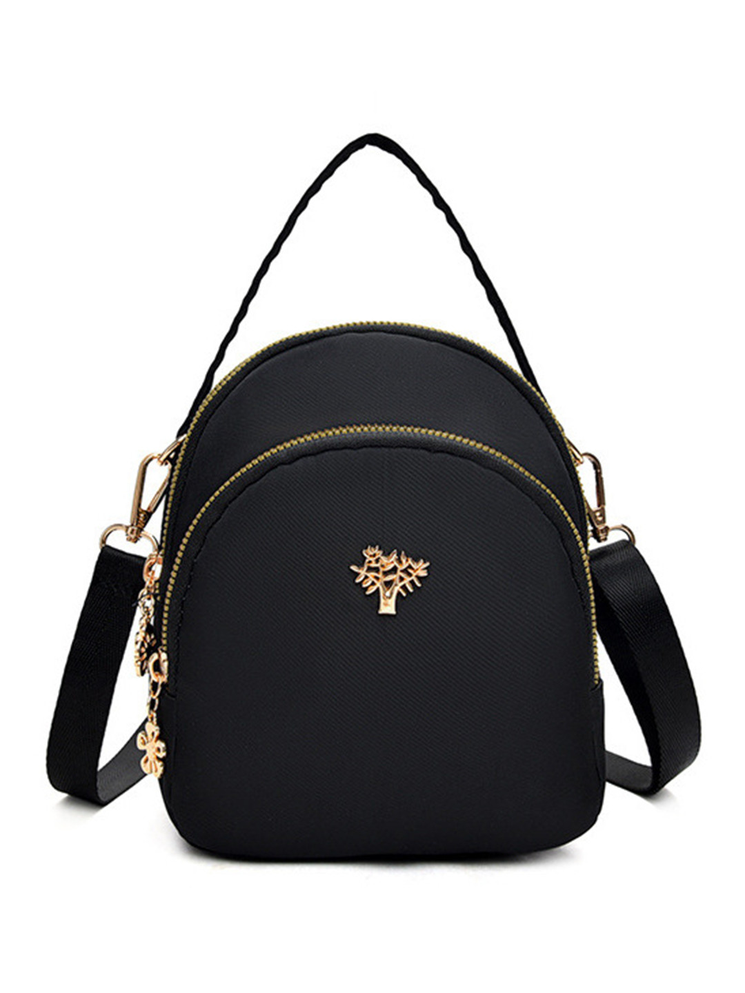 

Diva Dale Structured Sling Bag, Black