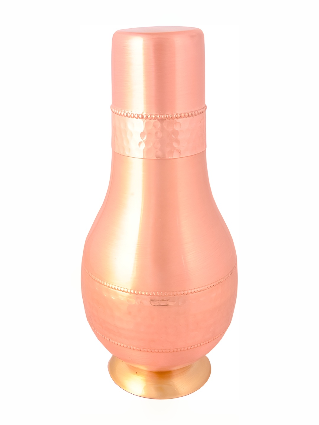 

Shivshakti Arts Copper Toned Water Bottle 1 Ltr