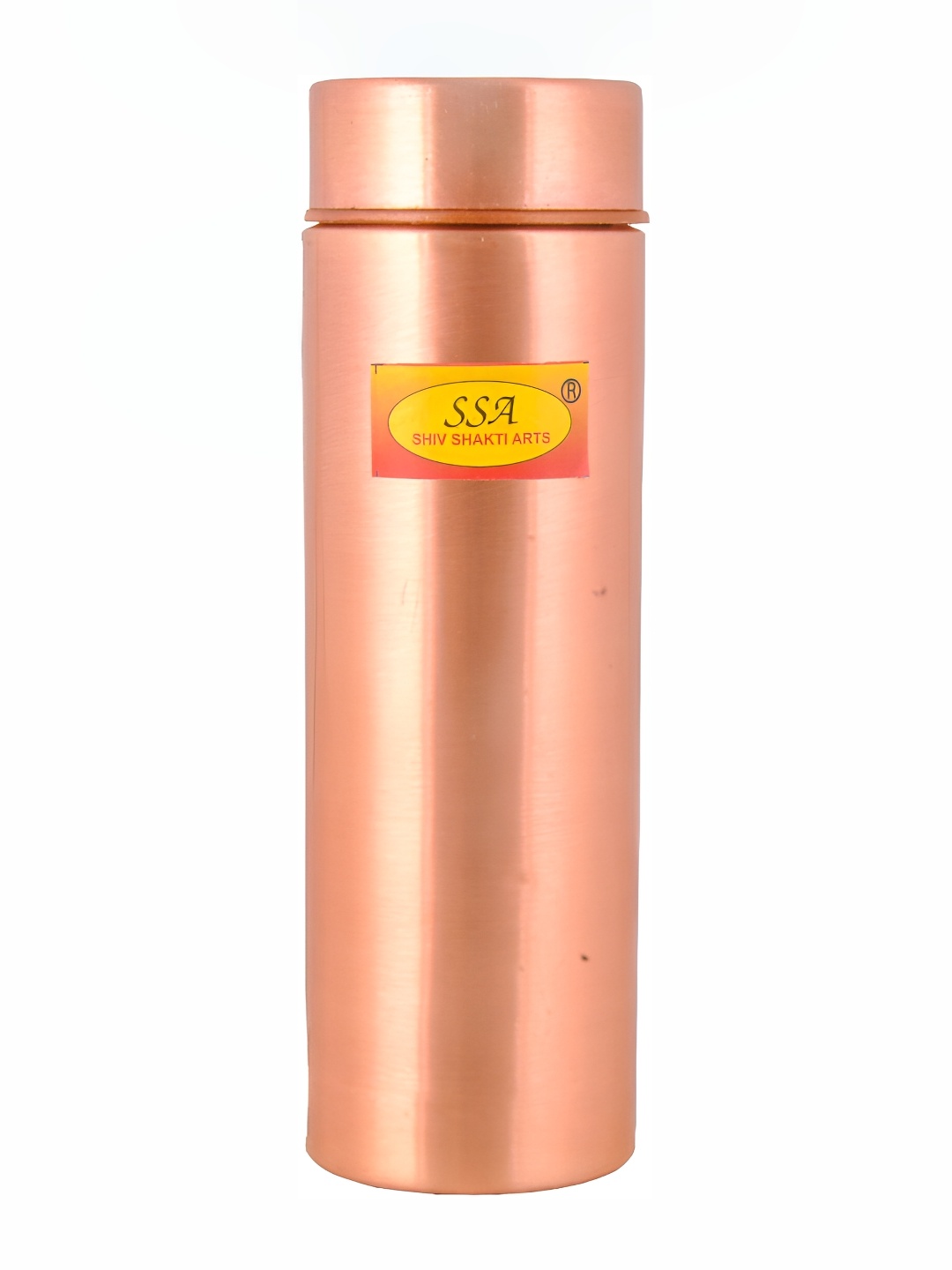 

Shivshakti Arts Brown Copper Water Bottle 550 Ml