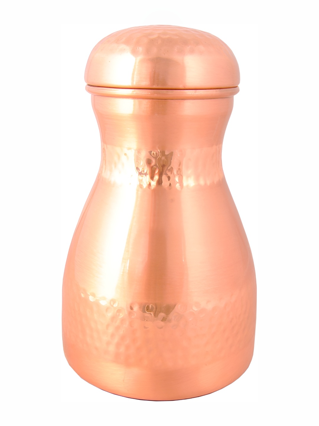 

Shivshakti Arts Brown Textured Copper Water Bottle 1.5 L