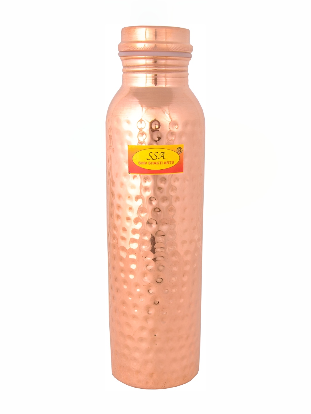 

Shivshakti Arts Brown Textured Copper Water Bottle 1 L