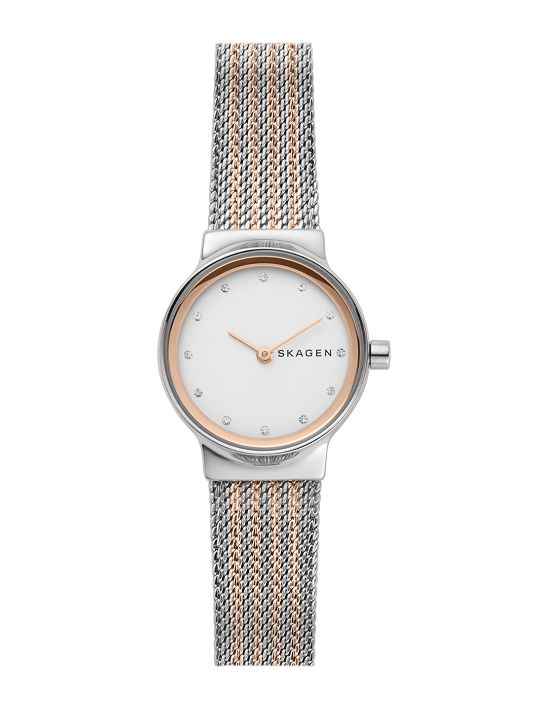 

SKAGEN Women White & Silver-Toned Analogue Watch