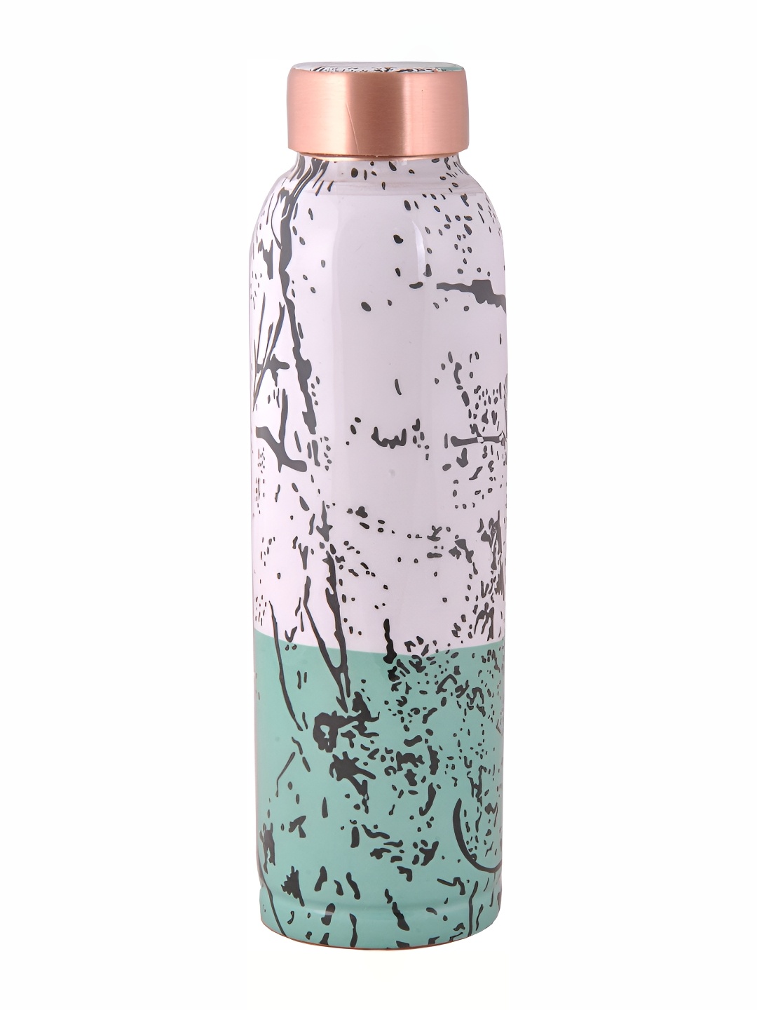 

Shivshakti Arts Green Single Copper Solid Water Bottle
