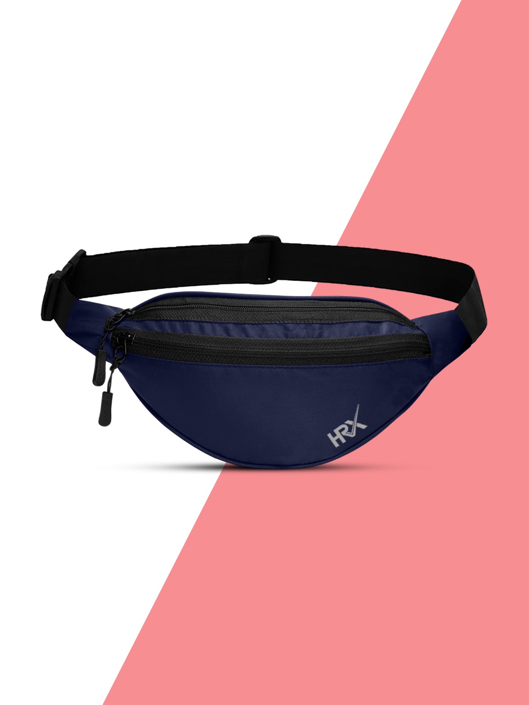 

HRX by Hrithik Roshan Unisex Textured Waist Pouch, Blue