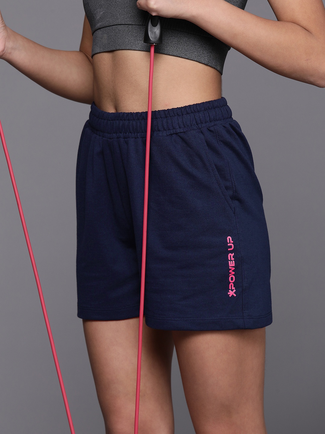 

HRX by Hrithik Roshan Women Training Shorts, Navy blue