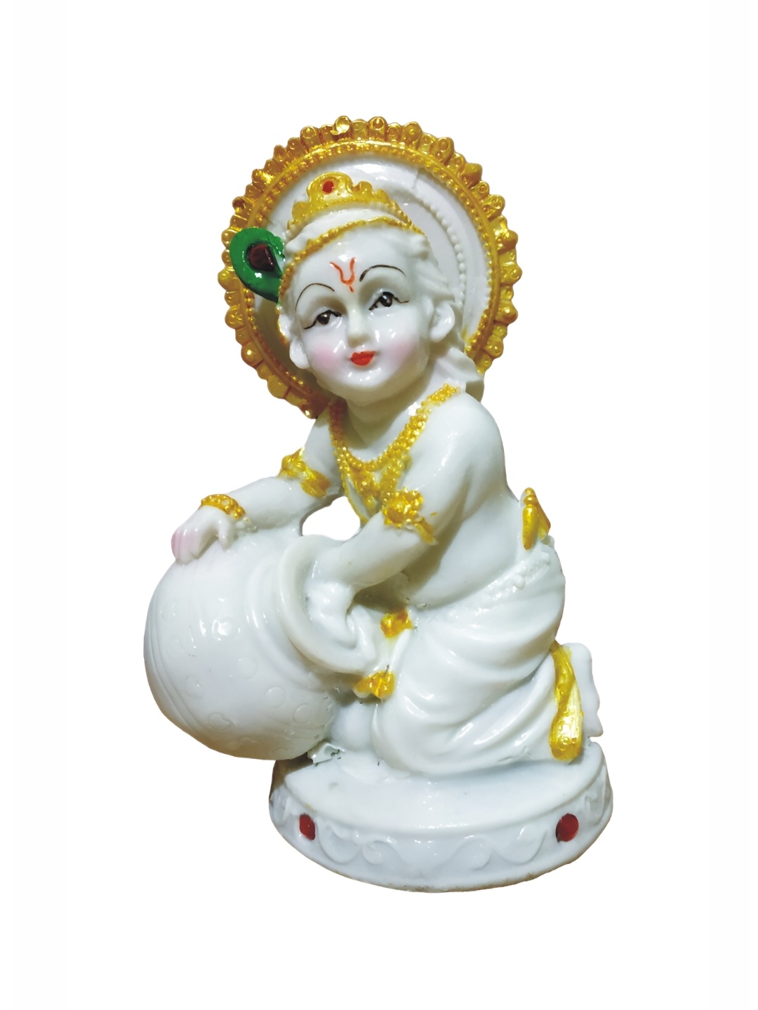 

Winsome Collection White & Gold Toned Religious Idol Showpiece