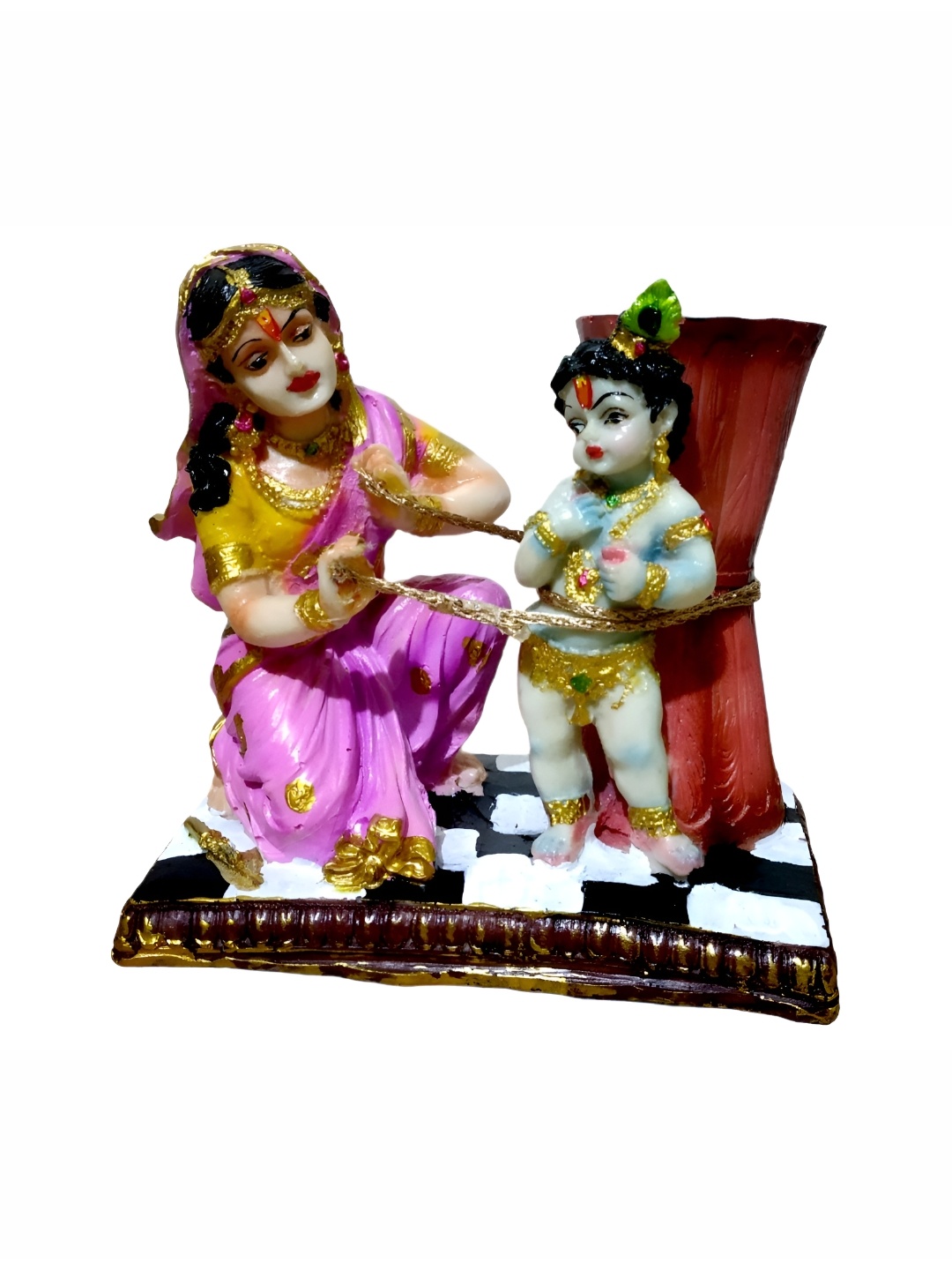 

Winsome Collection Purple & White Religious Idol Showpiece