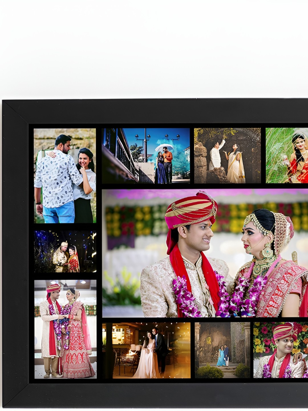 

WALLMAX Black & White Rectangular Wall Photo Frame