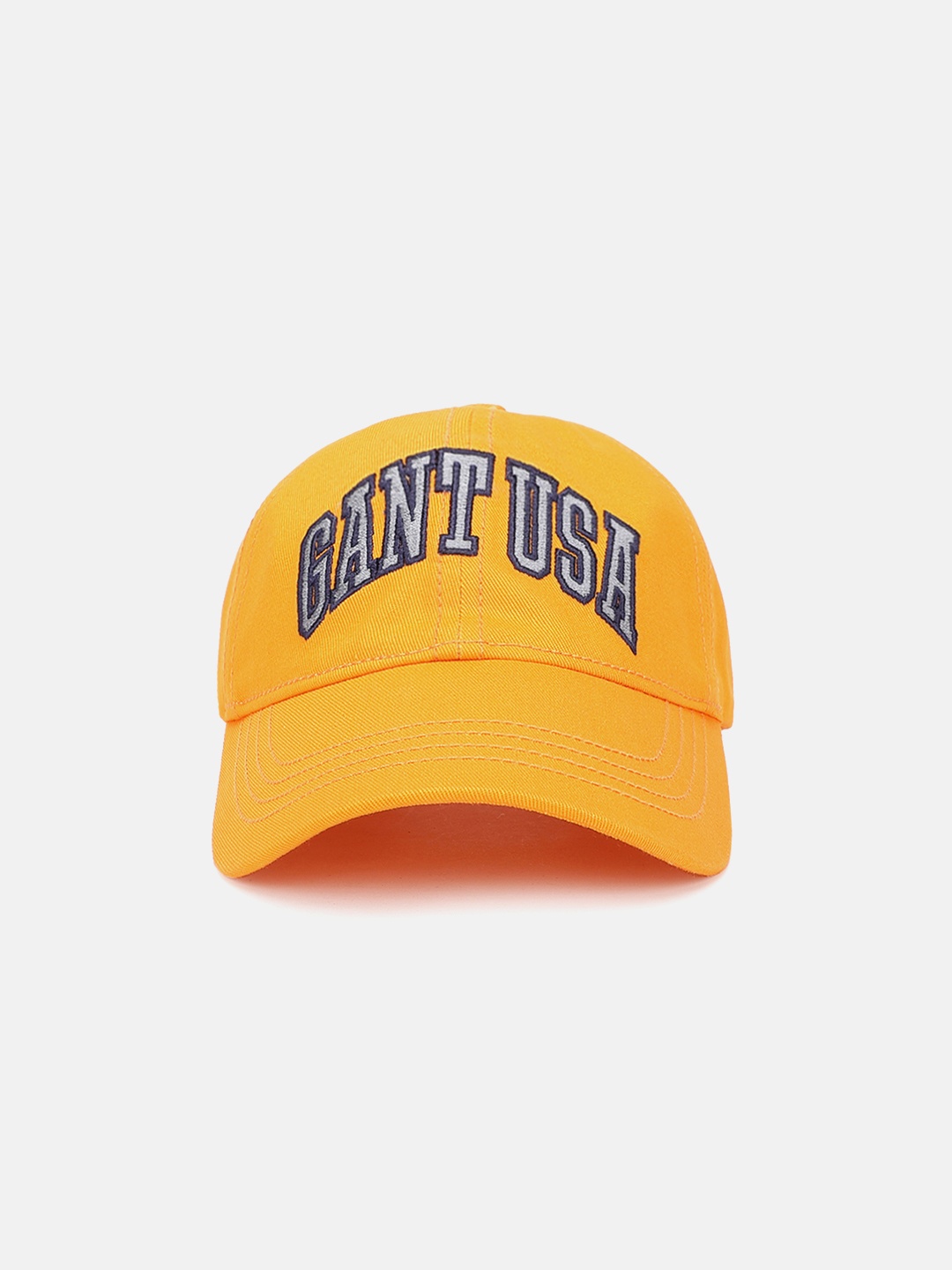 

GANT Boys Typography Embroidered Pure Cotton Baseball Cap, Orange