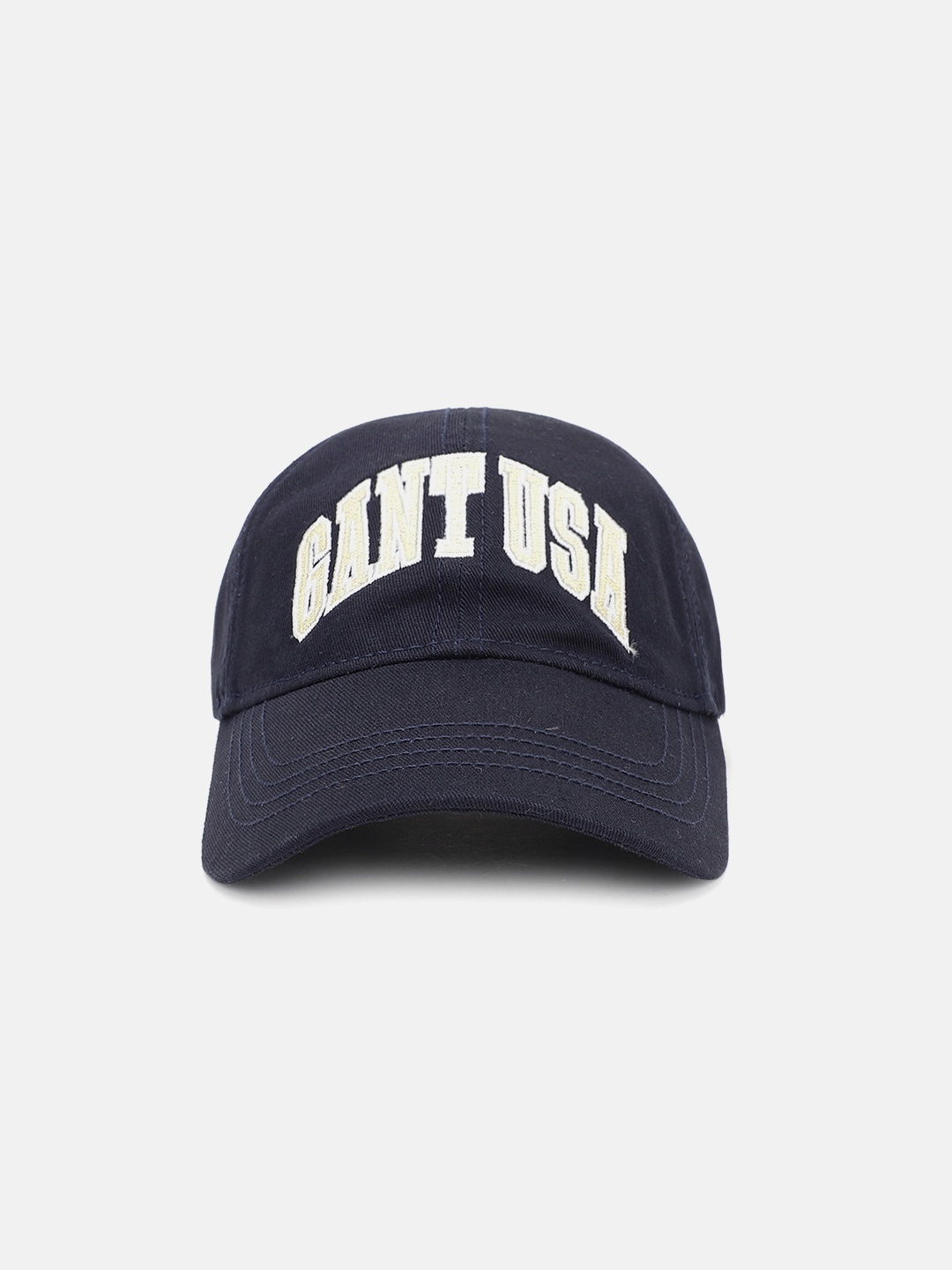 

GANT Boys Typography Embroidered Pure Cotton Baseball Cap, Navy blue