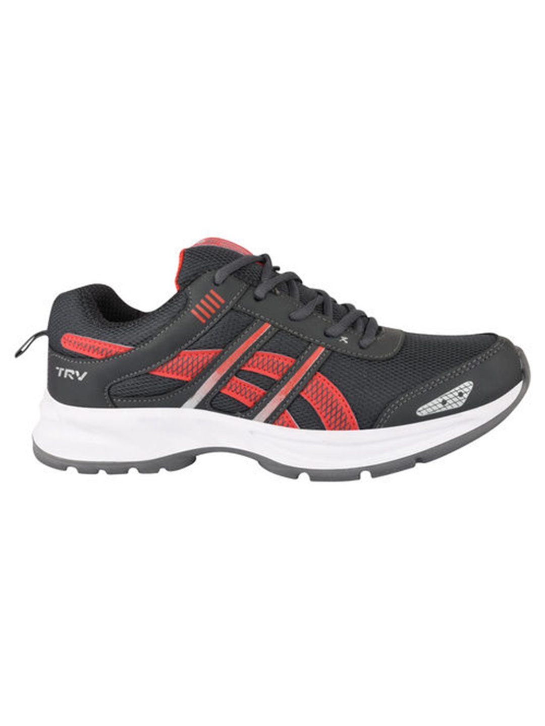 

TRV Men Lace Up Mesh Running Shoes, Grey
