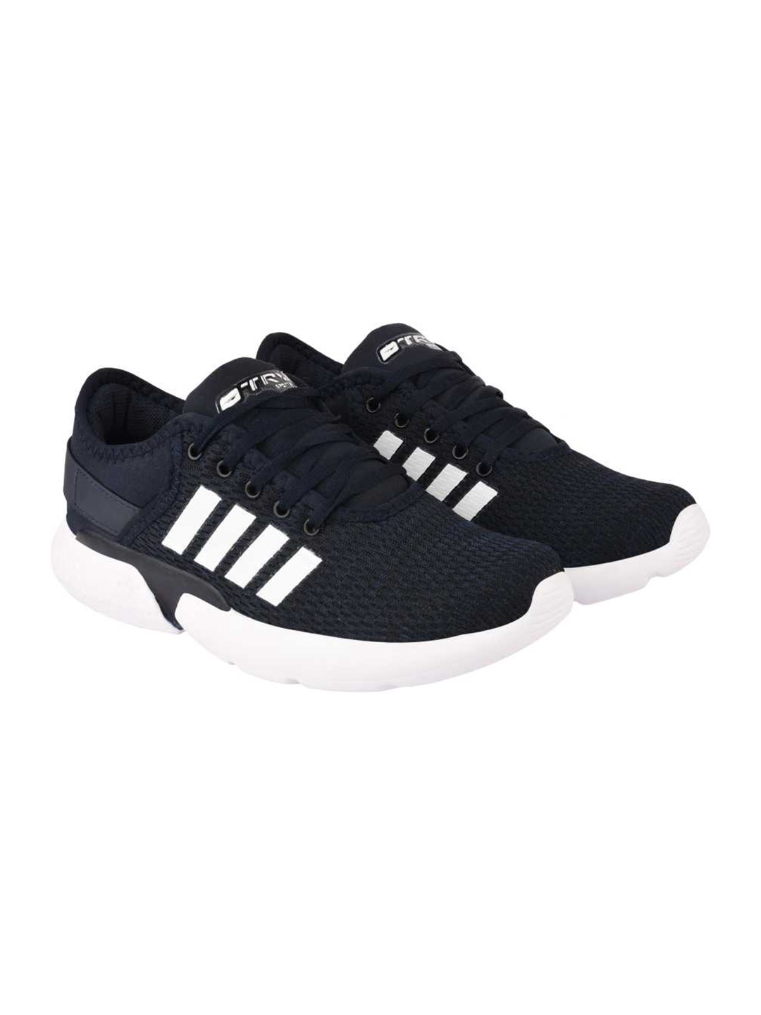 

TRV Men Lace Up Mesh Running Shoes, Blue