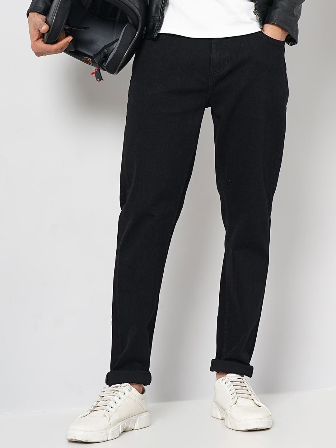 

Celio Men Jean Slim Fit Cotton Jeans, Black