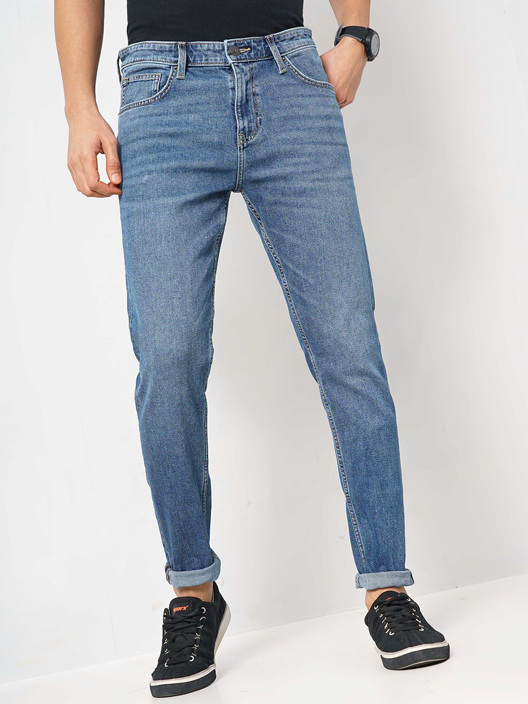 

Celio Men Jean Skinny Fit Light Fade Cotton Jeans, Blue
