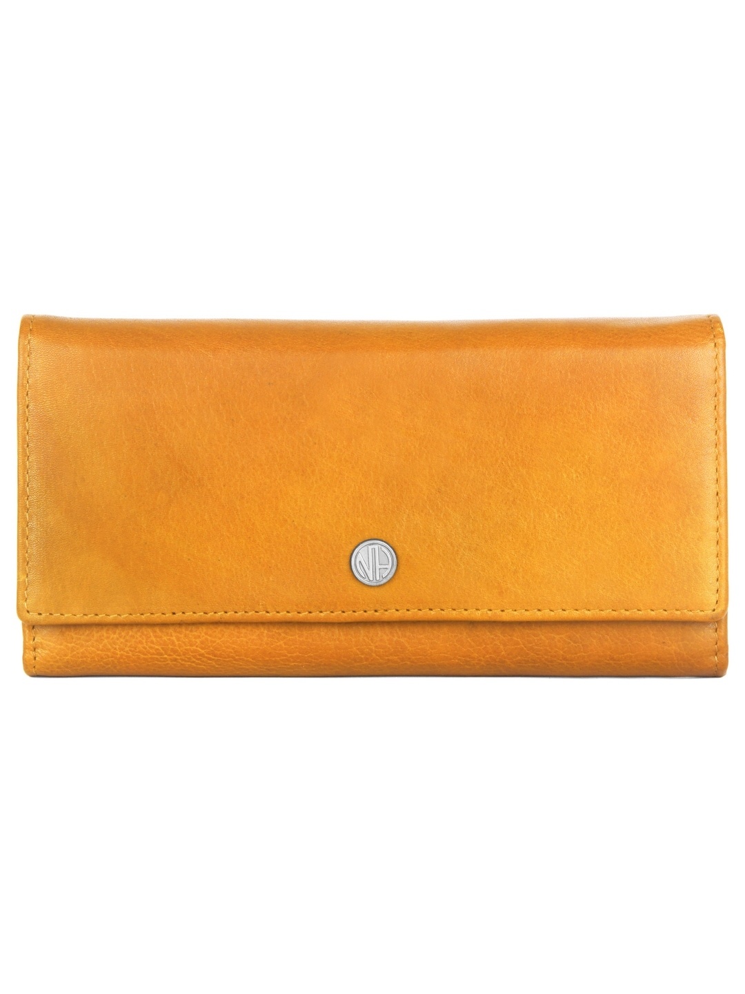 

NAPA HIDE Women Leather Envelope Wallets, Mustard