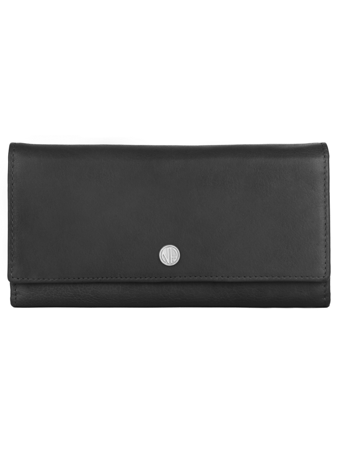 

NAPA HIDE Women Leather Envelope Wallets, Black