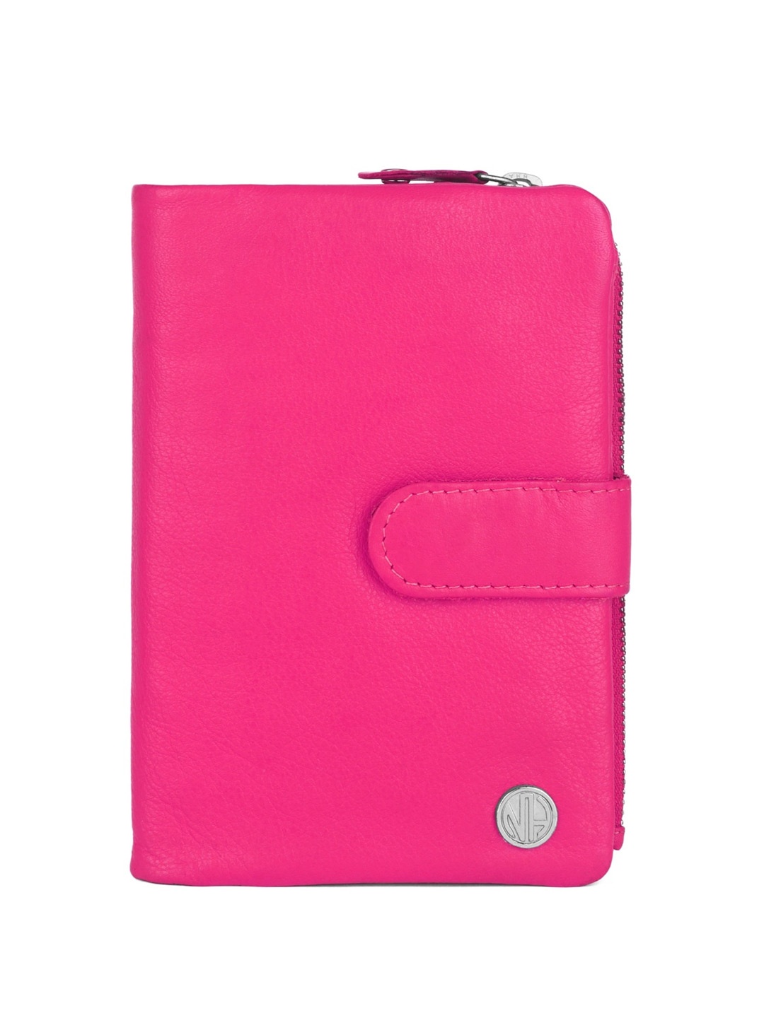 

NAPA HIDE Women Leather Two Fold Wallet, Pink