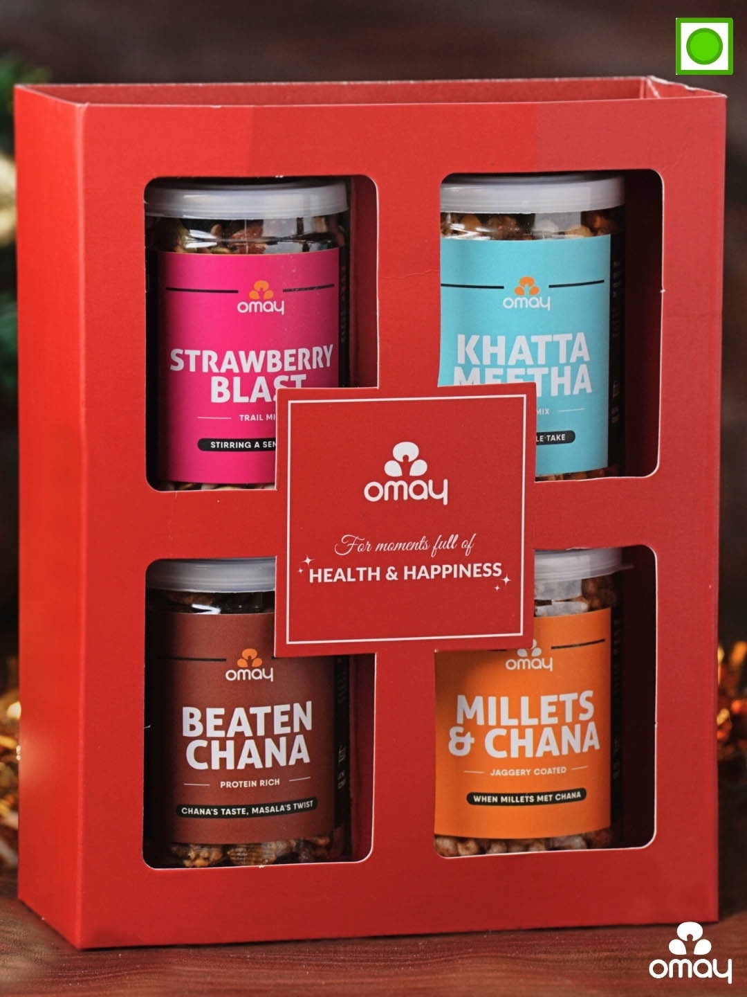 

Omay Foods Supreme Treats Gift Set- 700g, Red