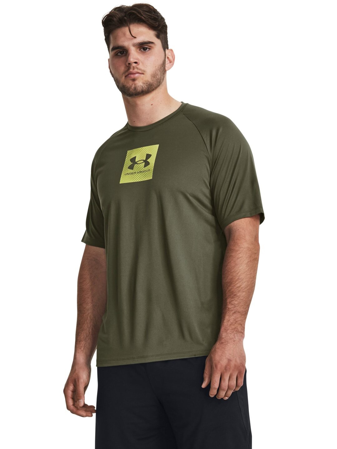 

UNDER ARMOUR Tech Printed Fill Short Sleeves T-Shirt, Green