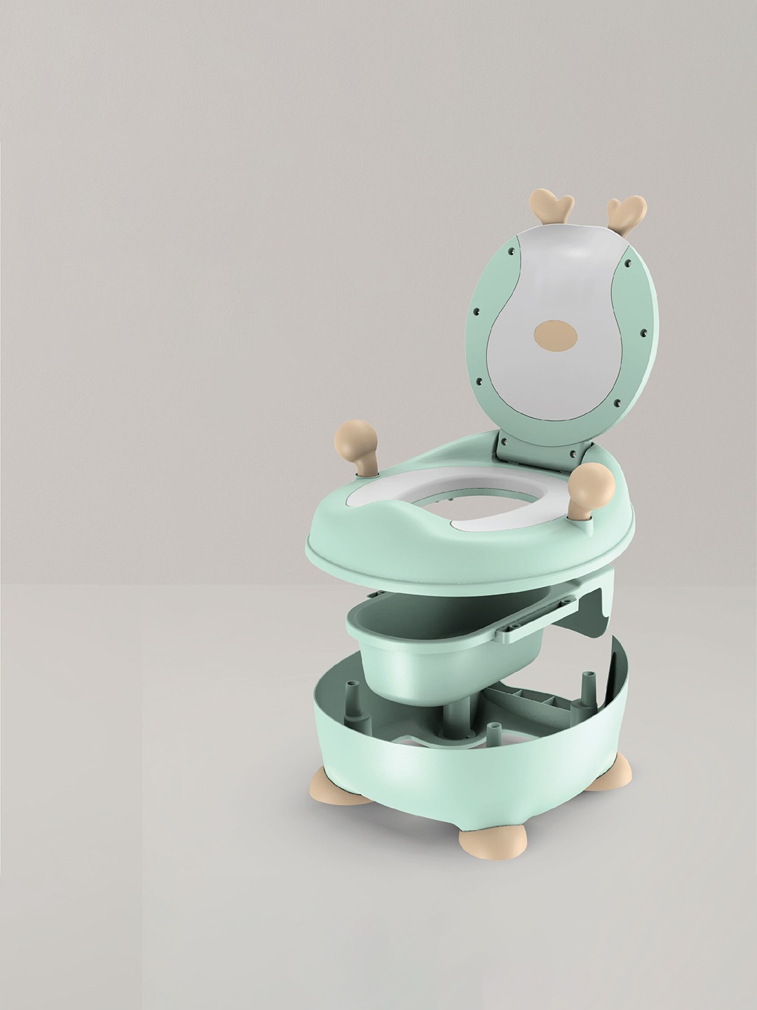 

Polka Tots Kids Swoosh Whoosh Fwan Potty Seat, Green