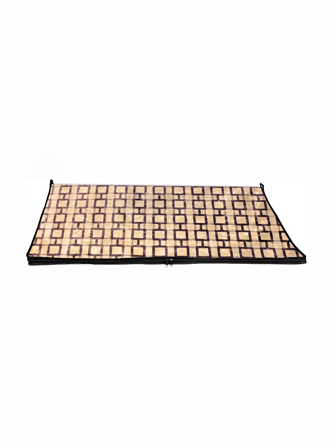 

Stylista Beige & Mauve Geometric Bed Server Mat with Zipper