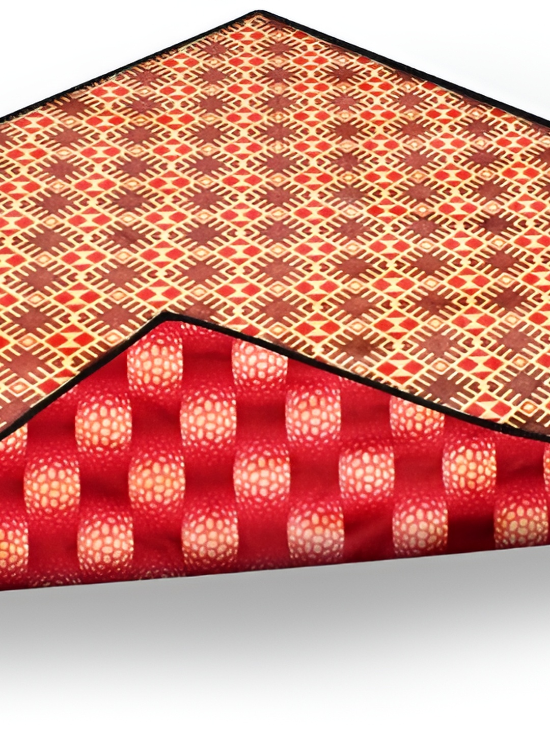 

Stylista Beige & Red Reversible Bed Server Mat