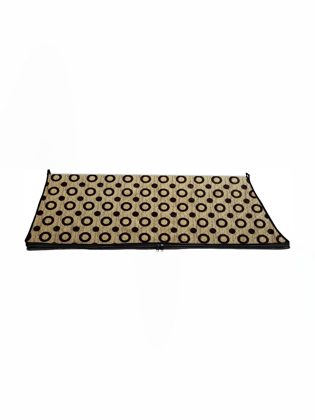 

Stylista Brown & Black Geometric Bed Server Mat with Zipper