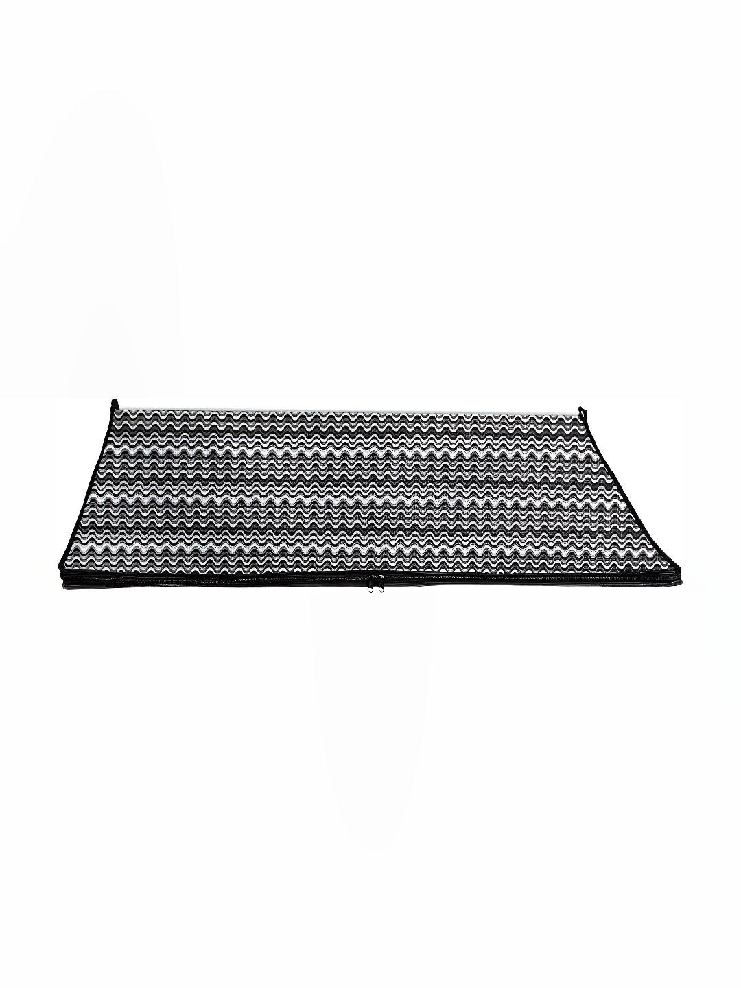 

Stylista Grey & Black Floral Pattern Chatai Mat Waterproof Rectangle Table Placemat