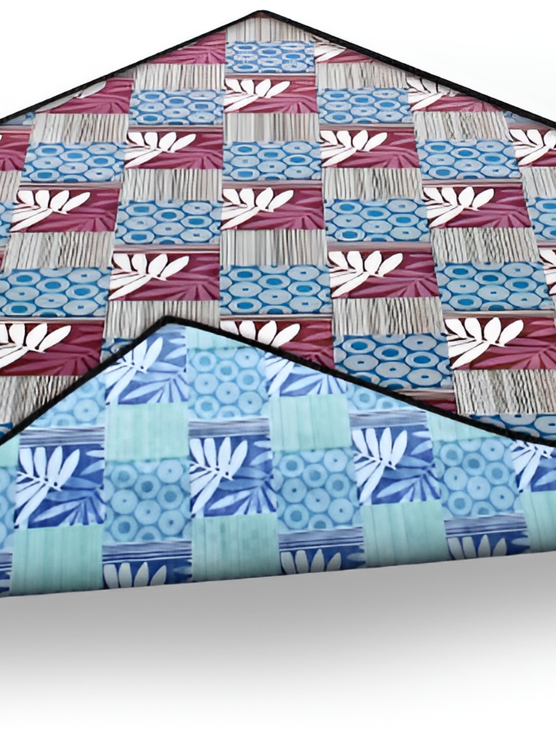 

Stylista Blue & Maroon Printed Rectangle Table Placemats