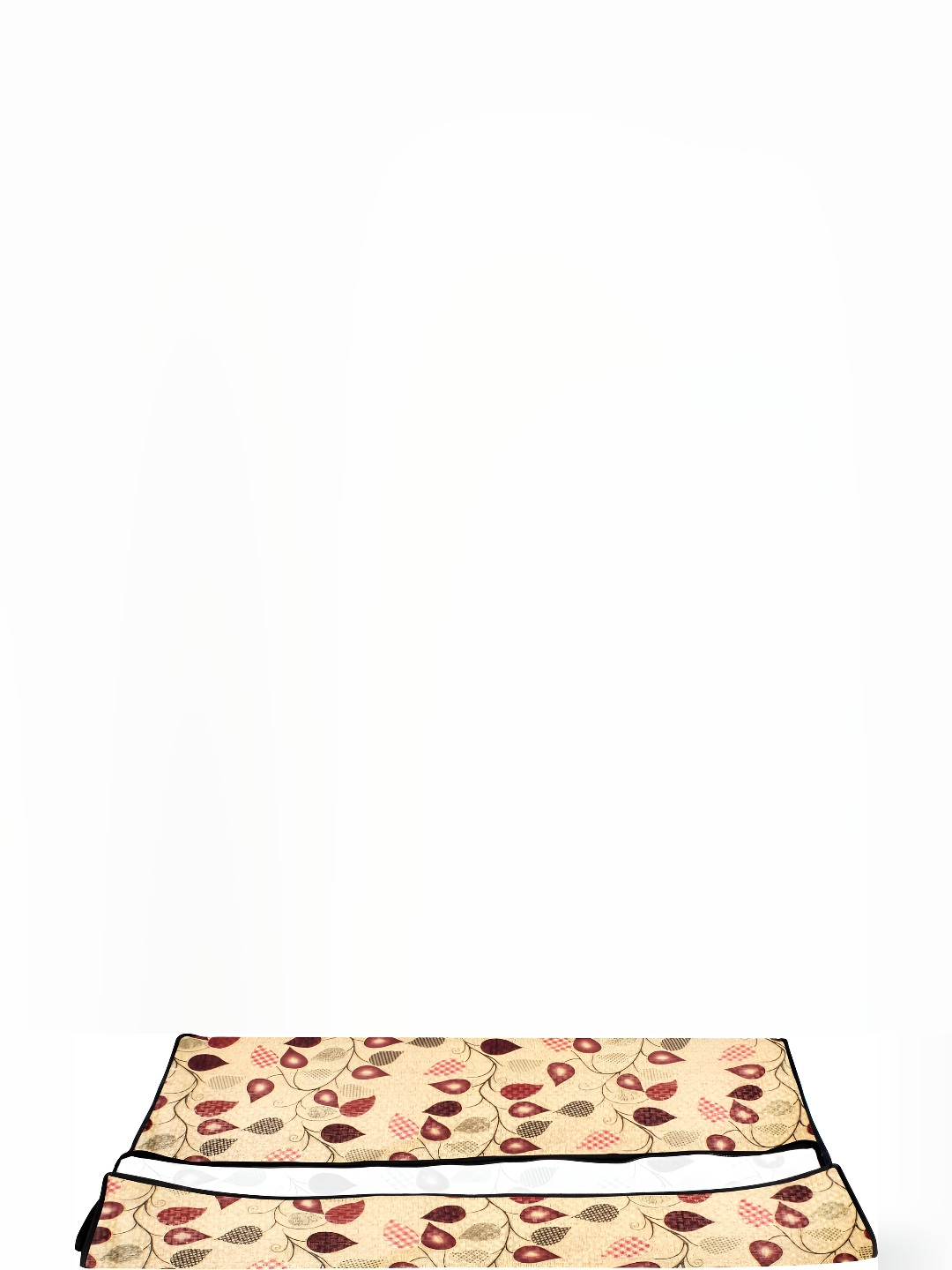 

Stylista Beige & Maroon Floral Printed Rectangle Zipper Table Placemat