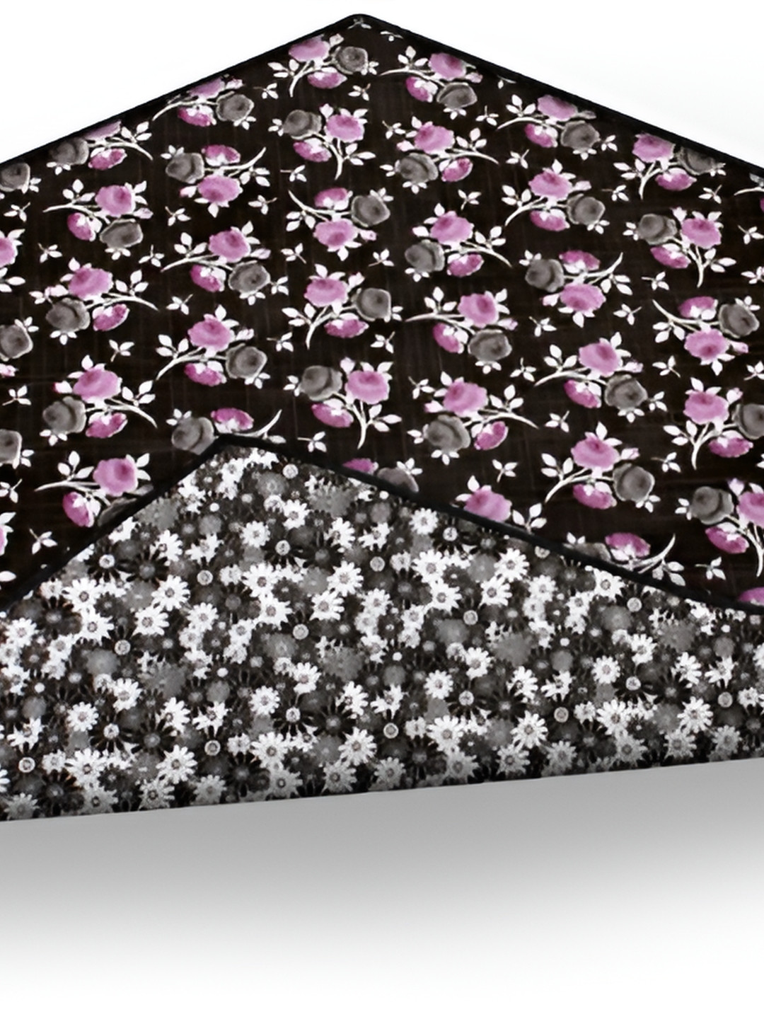 

Stylista Black & Pink Floral Printed Rectangular Floor Mat