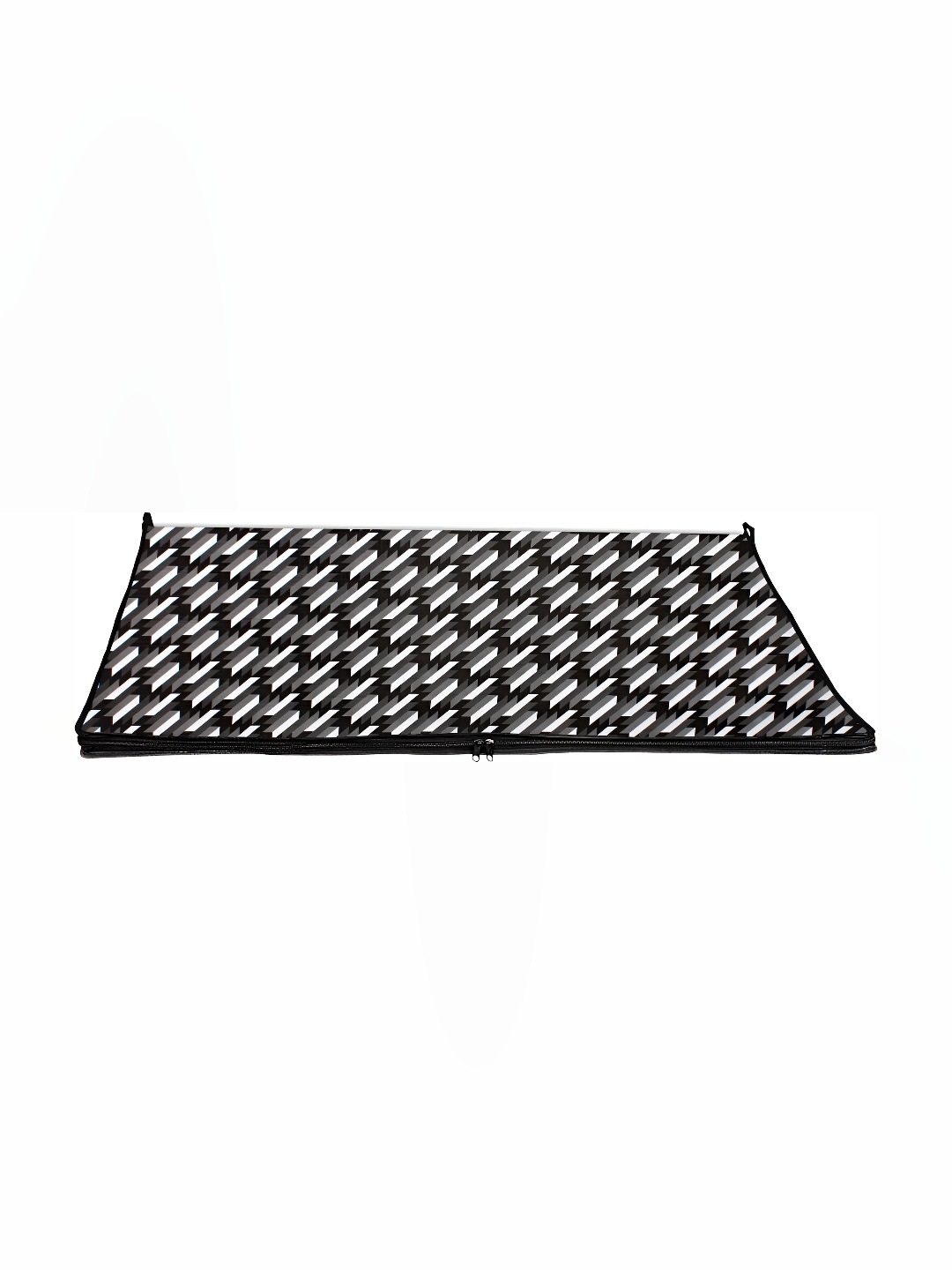 

Stylista Black & Grey Geometric Printed Floor Mat