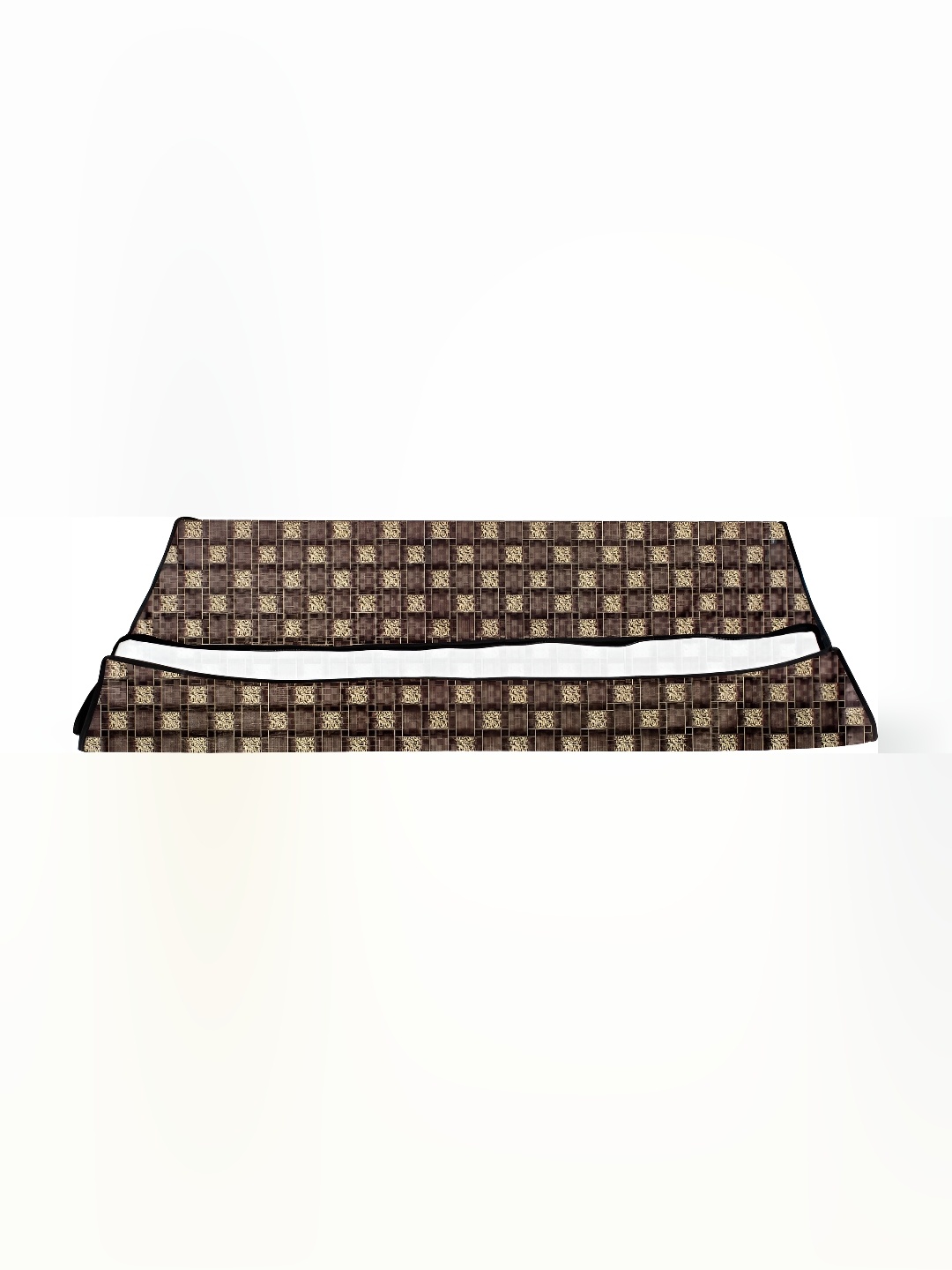 

Stylista Brown & Beige Geometric Waterproof Rectangular Shaped Bed Server Mat