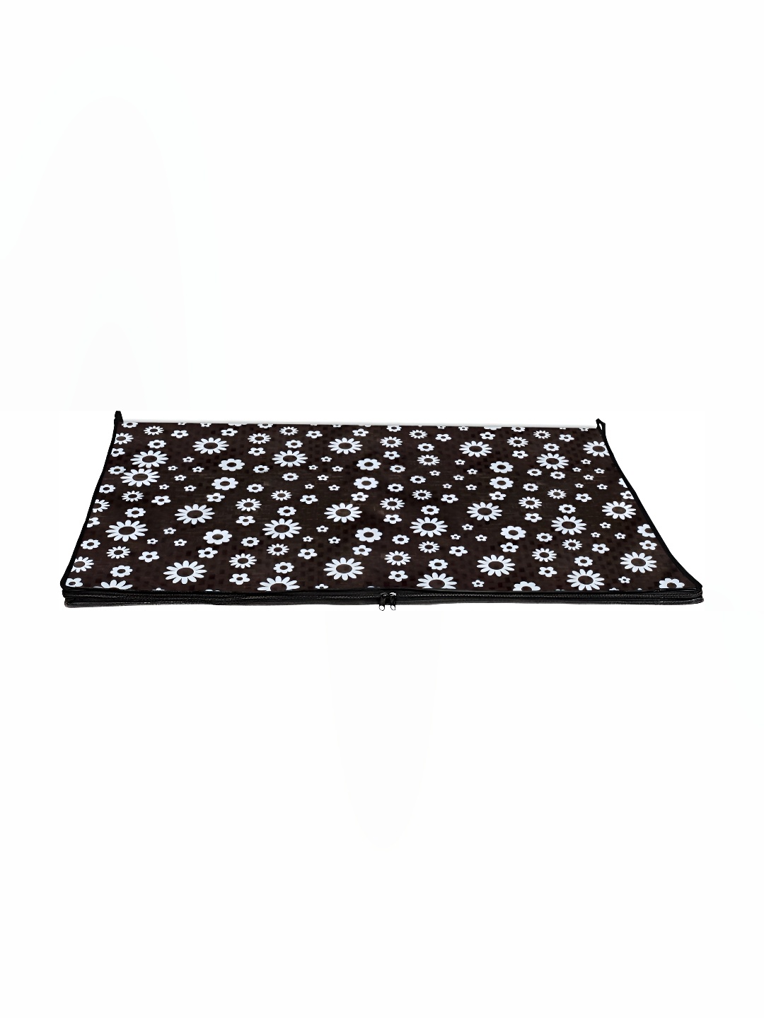 

Stylista Black & White Floral Printed Rectangle Zipper Floor Mat