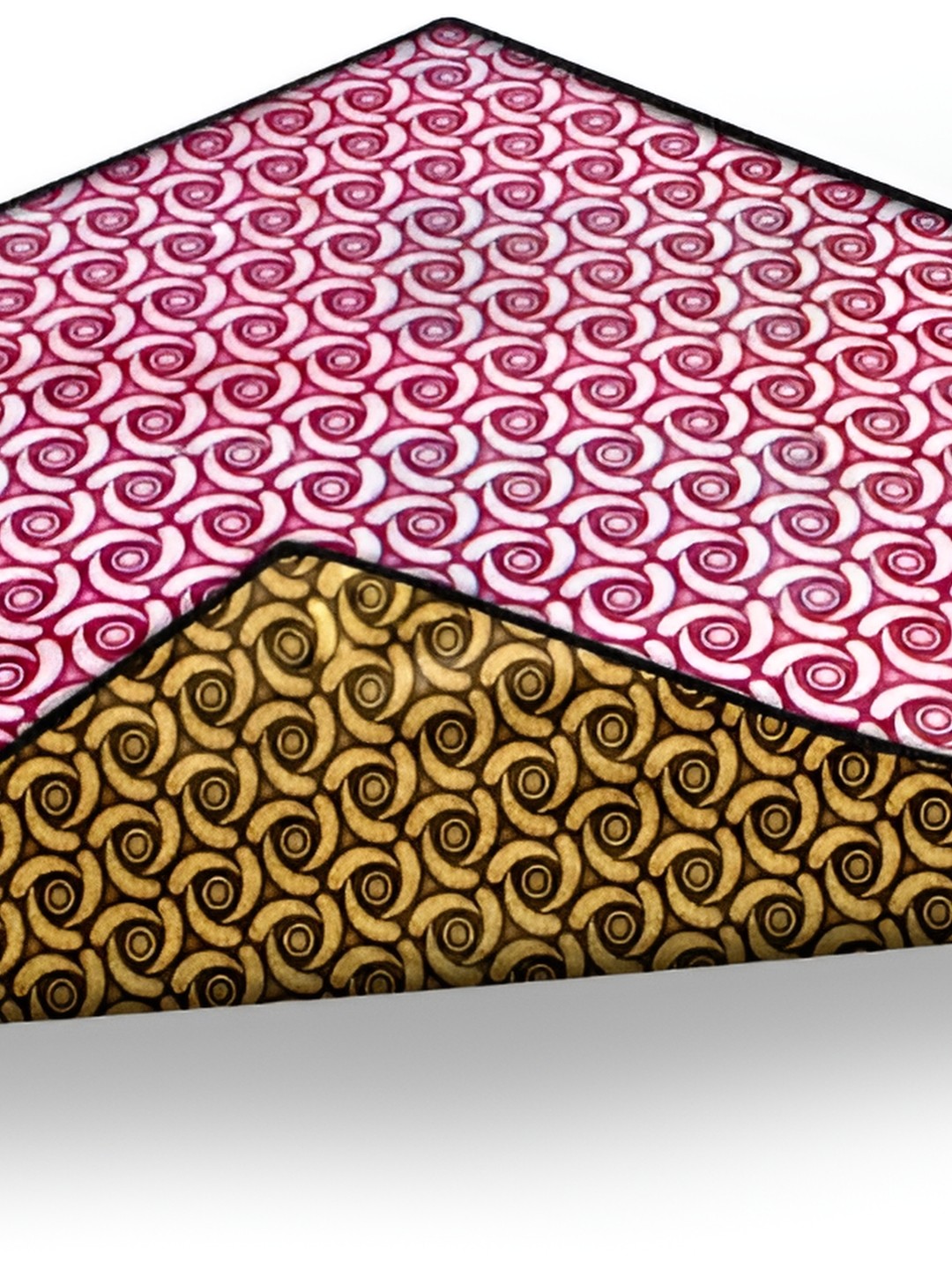 

Stylista Pink & Yellow Floral Printed Waterproof Rectangular Reversible Bed Server Mat