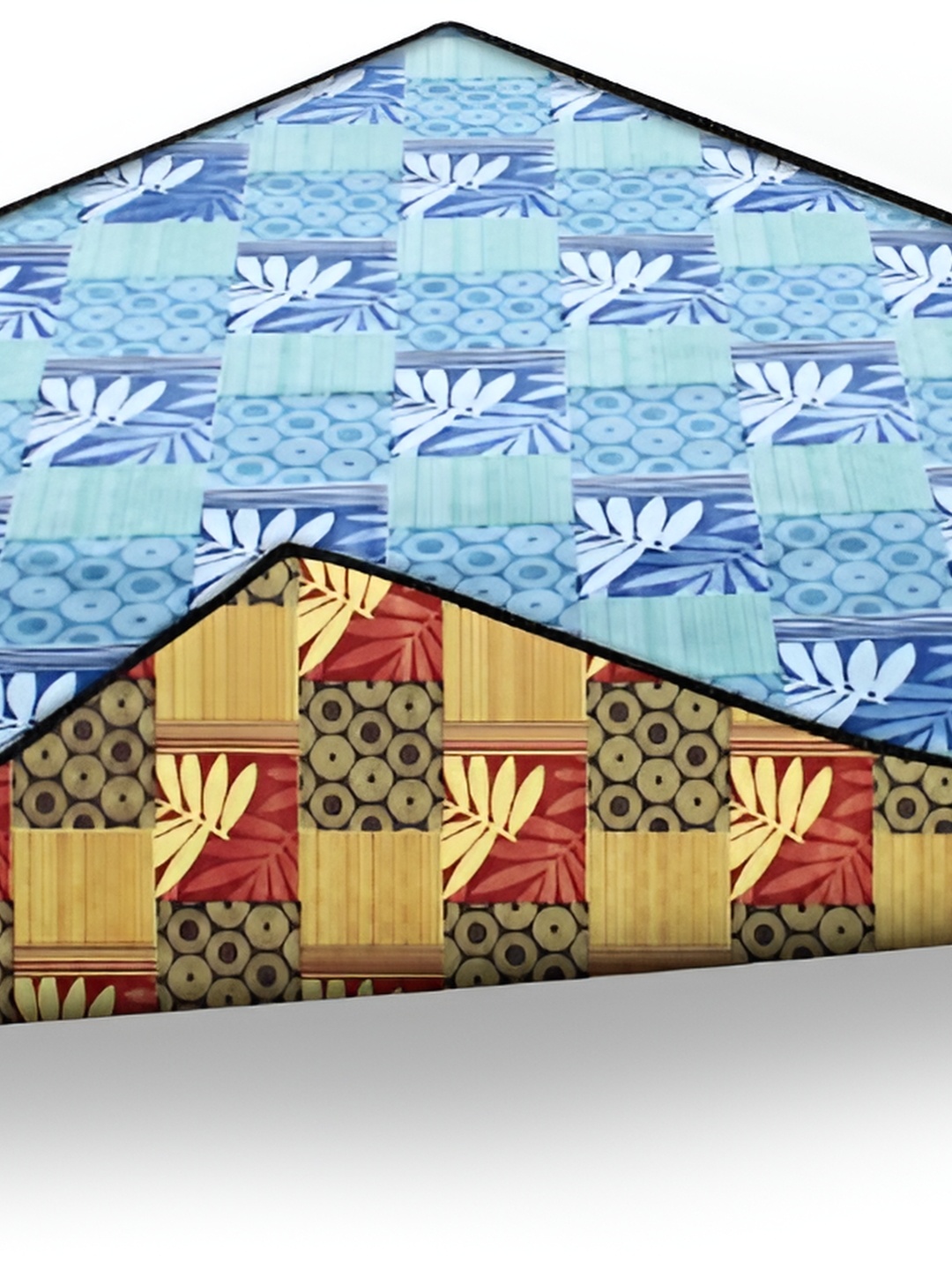 

Stylista Blue & Yellow Floral Reversible Bed Server Mat