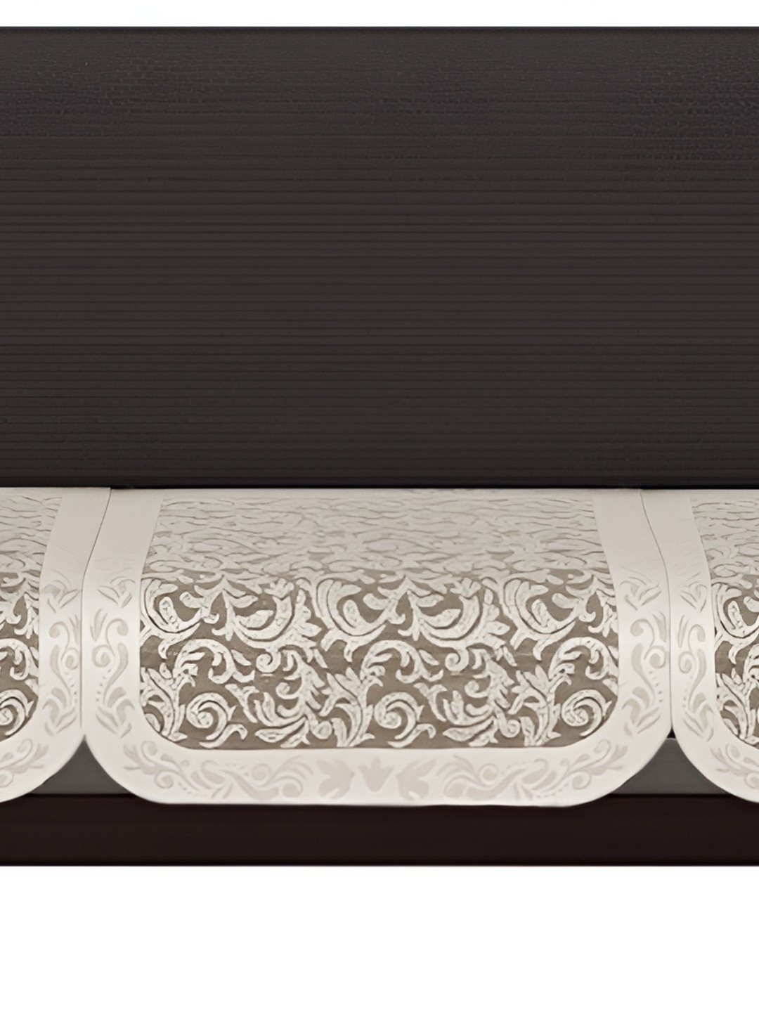 

Stylista Brown & White 3 Pieces Floral Printed Cotton 3 Seater Sofa Cover