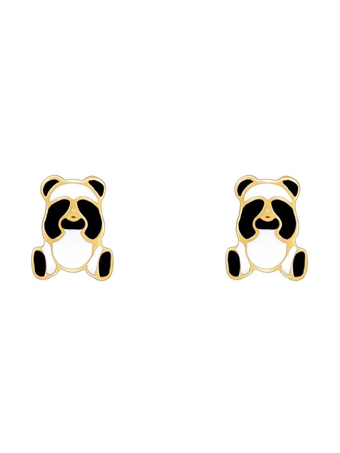 

GIVA Set of 2 925 Sterling Silver Panda Watch Pins, Gold